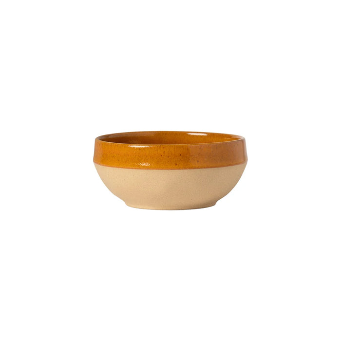 Costa Nova 20.25 Oz. Marrakesh Cumin Yellow Round Stoneware Soup/Cereal Bowl - 6/Case - 2VGS151-CMN