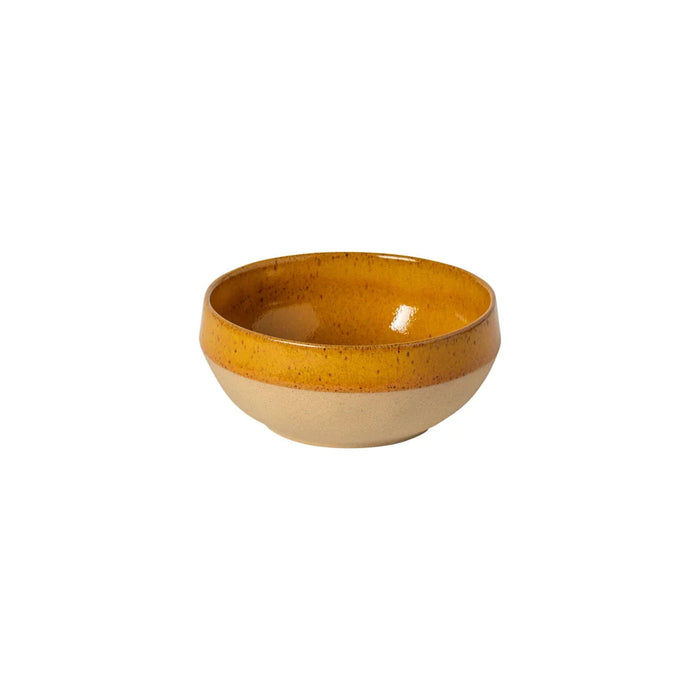 Costa Nova 20.25 Oz. Marrakesh Cumin Yellow Round Stoneware Soup/Cereal Bowl - 6/Case - 2VGS151-CMN