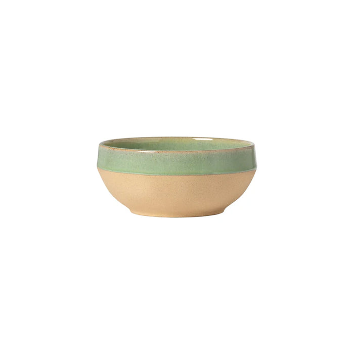 Costa Nova 20.25 Oz. Marrakesh Eucalyptus Green Round Stoneware Soup/Cereal Bowl - 6/Case - 2VGS151-EUC