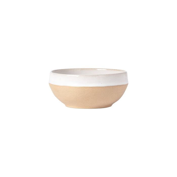 Costa Nova 20.25 Oz. Marrakesh Sable White Round Stoneware Soup/Cereal Bowl - 6/Case - 2VGS151-SBL