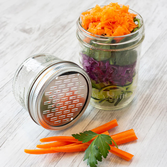Microplane 36024 Mason Jar Lid Graters - Black