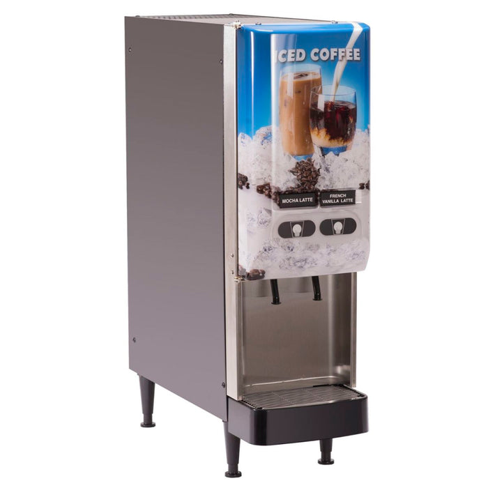 Bunn JDF-2S Silver Series 2-Flavor Cold Beverage Dispenser- 37900.6009