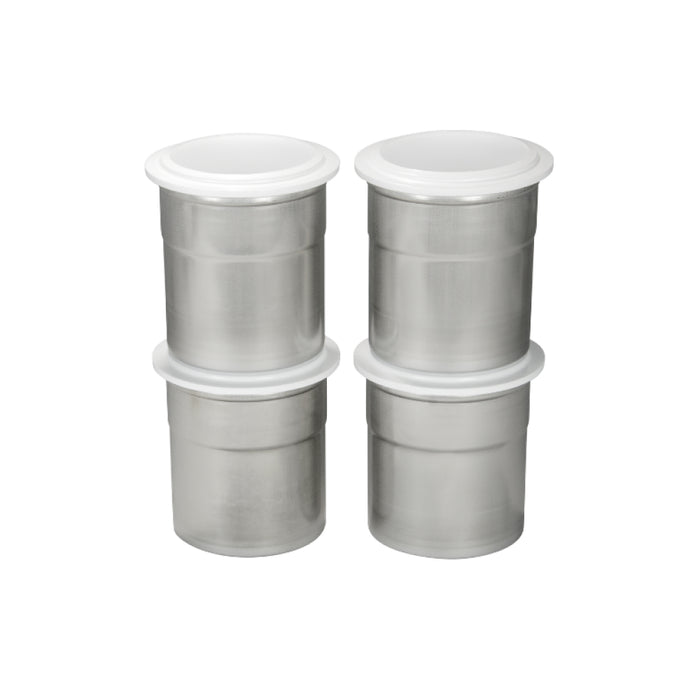Pacojet 4-Chrome Steel Beakers with Lids - 39675