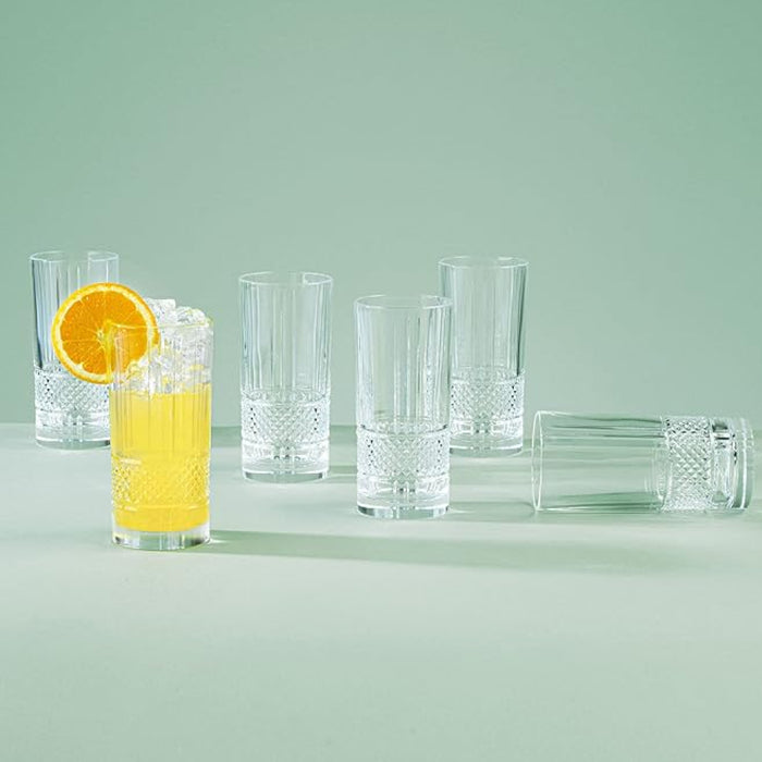 RCR Cristalleria Italiana 12.5 Oz. Brillante Highball Glass - 6/Case - RB26719