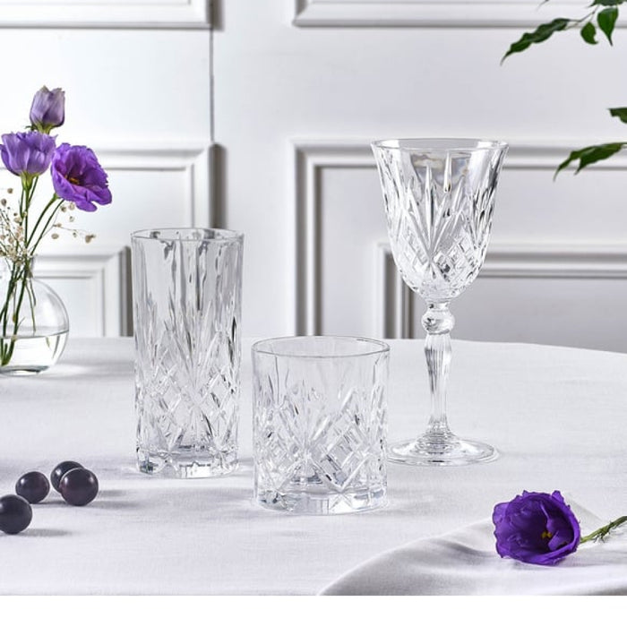 RCR Cristalleria Italiana 12 Oz. Melodia Long Tumbler Glass - 6/Case - RM25766