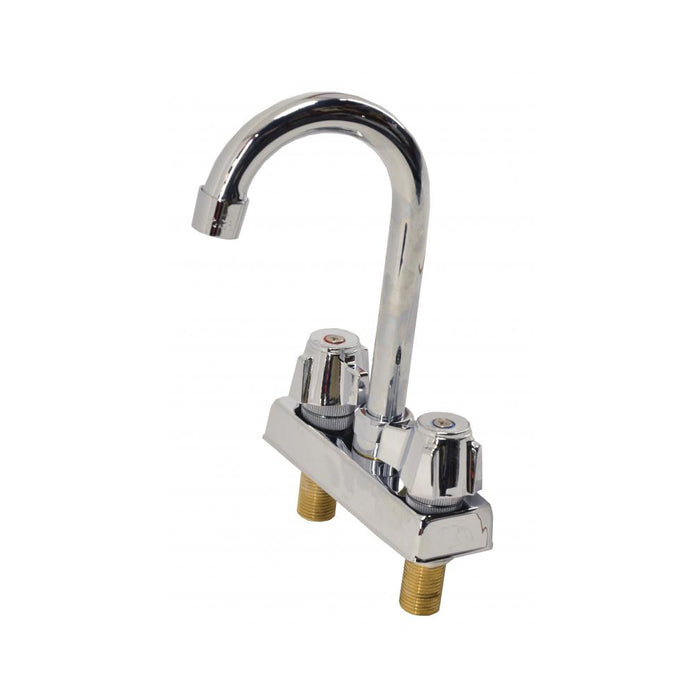 Nella Deck Mounted Sink Faucet with 3.5″ Goose Neck Spout Faucet for Drop in Sinks - 39787