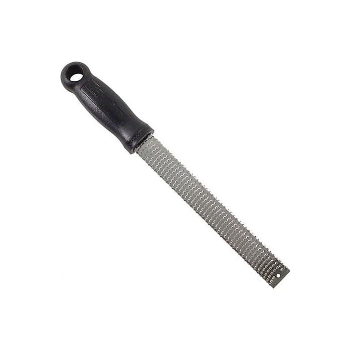 Microplane 40020 8" Heavy-Duty Classic Stainless Steel Zester/Grater - Black