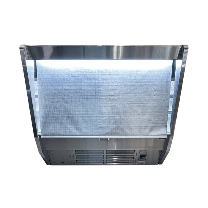 Igloo 63.5" Stainless Steel Low Profile Multi-Desk Open Merchandiser - 4OMSS5
