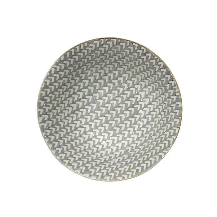 BIA 6" Chevron Stoneware Footed Serving Bowl - 410410CV