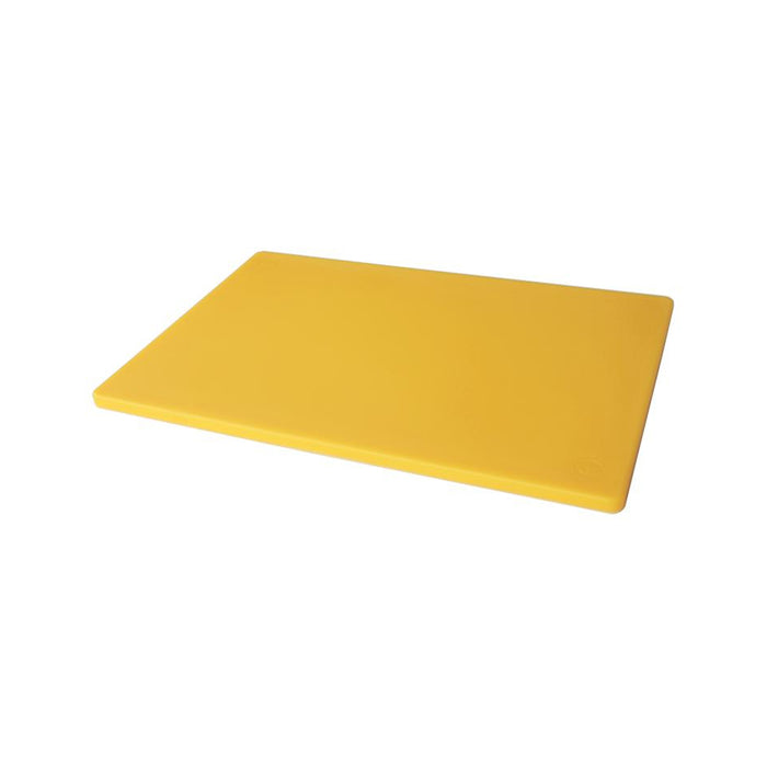 Nella 15" x 20" x 0.5" Polyethylene Rigid Cutting Board - Yellow - 41207