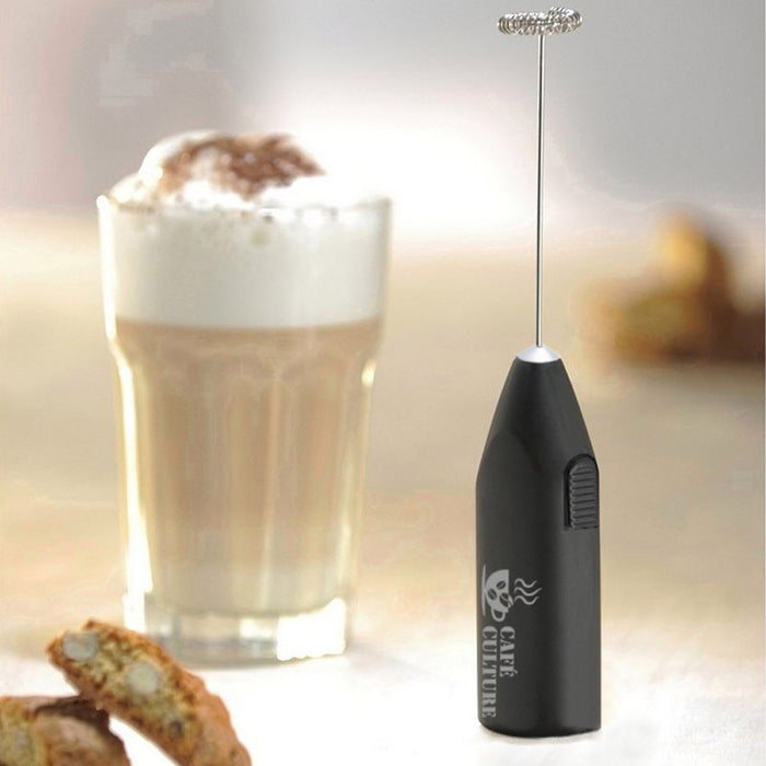 Danesco 4244755BK 8.25" Black Stainless Steel Electronic Milk Frother