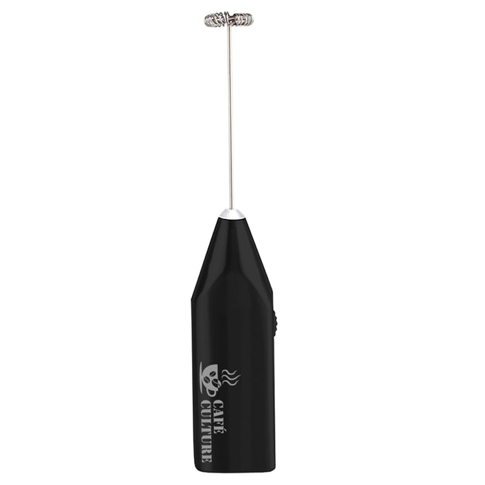 Danesco 4244755BK 8.25" Black Stainless Steel Electronic Milk Frother