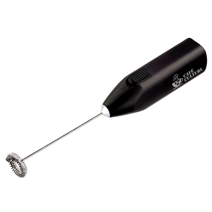 Danesco 4244755BK 8.25" Black Stainless Steel Electronic Milk Frother