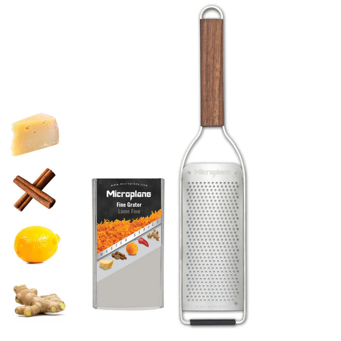 Microplane 43204 Master Series Fine Grater - American Walnut