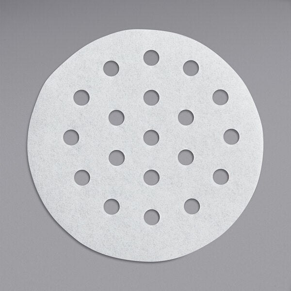 Choice 4" Round Perforated Patty Paper - 500/Pack - 433PPR4