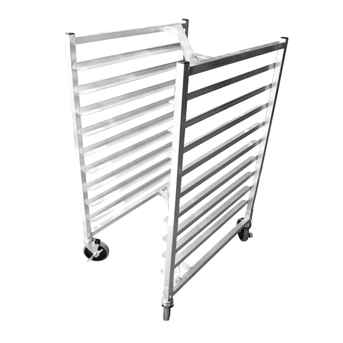 Nella 9-Tier All-Welded Aluminum Nesting Sheet Pan Rack / Bun Tray Rack with Flat Top - 44317