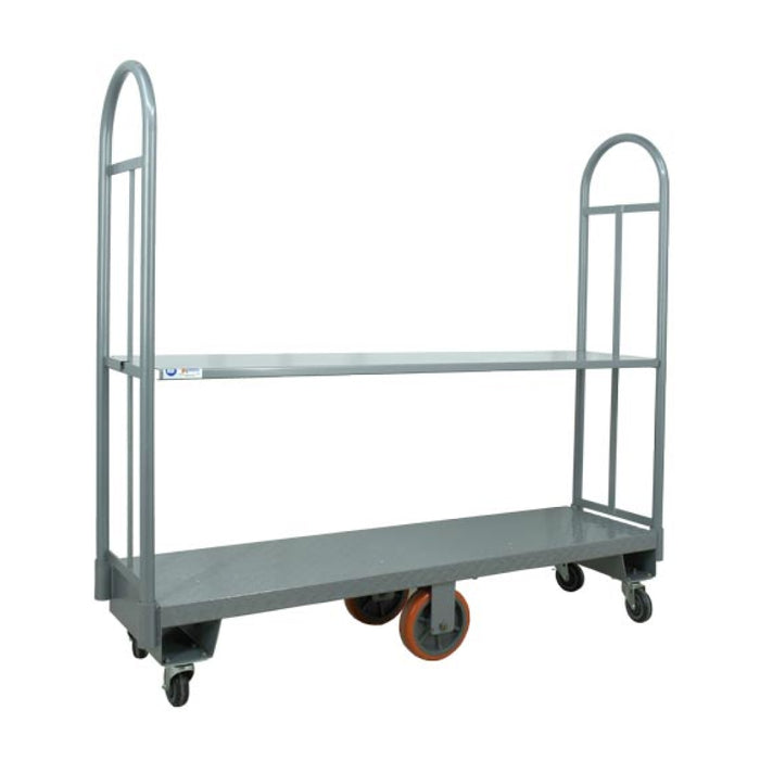 Nella 16" x 60" Stainless Steel Gray Utility Cart - 44679