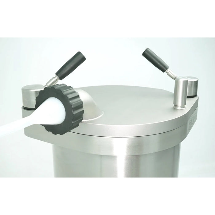 Trento 43 Kg. / 95 Lbs. Talsa Hydraulic Stainless Steel Sausage Stuffer - 208-220V/60Hz/3Ph - 46103