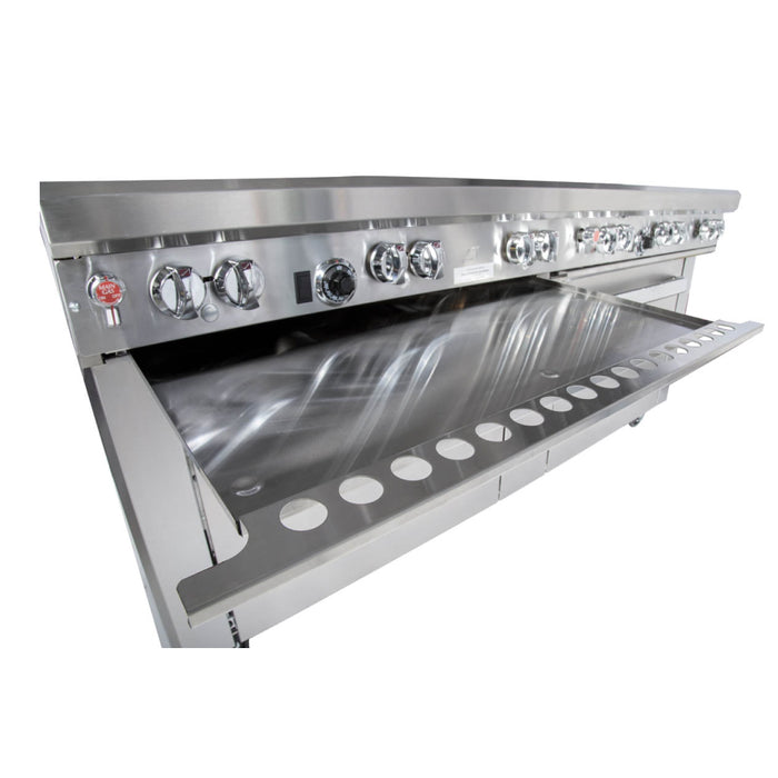 Southbend Ultimate X-4601DD 60" Natural Gas 10-Burner Range with Standard Oven - 420,000 BTU