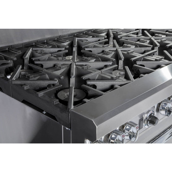 Southbend Ultimate X-4601DD 60" Natural Gas 10-Burner Range with Standard Oven - 420,000 BTU