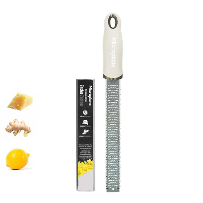 Microplane 46323 8" Premium Classic Citrus Zester - Cashmere Beige