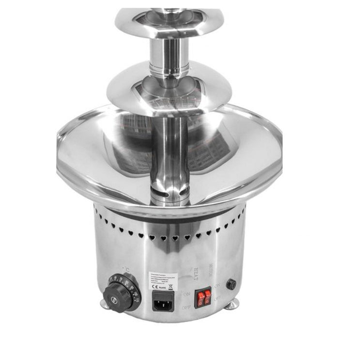 Nella 4-Tier Stainless Steel Chocolate Fountain 110V - 47492