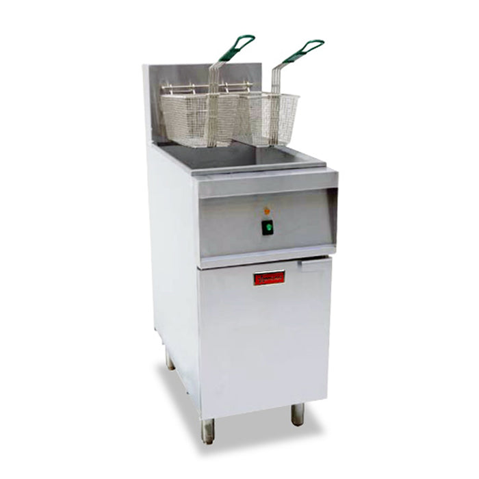Nella 40 Lb. Electric Floor Deep Fryer - 47739 - 240V / 1 Ph