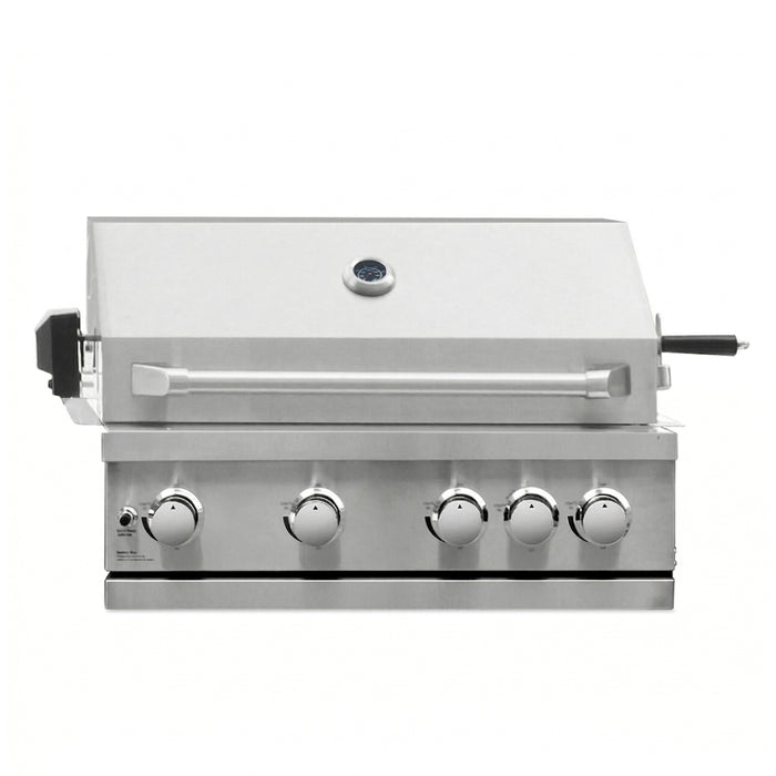 Nella 30" Liquid Propane Outdoor BBQ Grill with 5 Burners and Rotisserie Kit - 47876