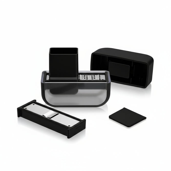 Microplane 48048 Black Garlic Slicer Mincer Set