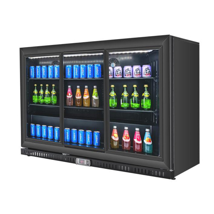 Nella 54" Sliding Glass 3-Door Back Bar Cooler - 48469