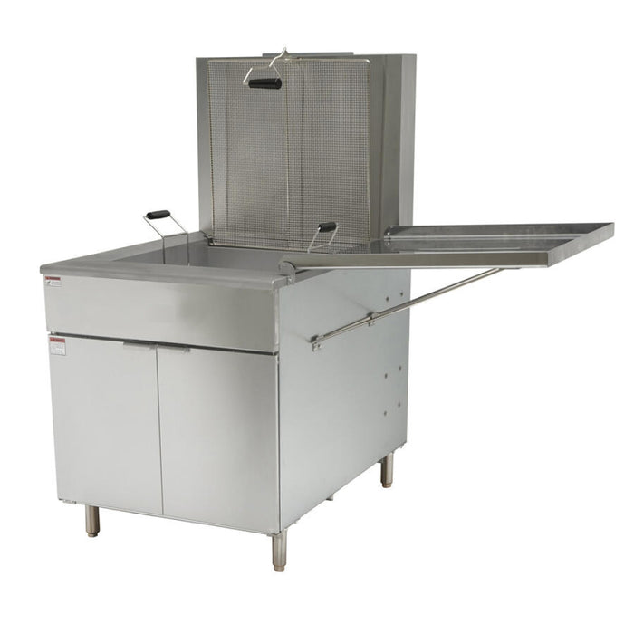 Nella 125 Lbs. Natural Gas Funnel Cake & Donut Fryer Floor Model - 90,000 BTU