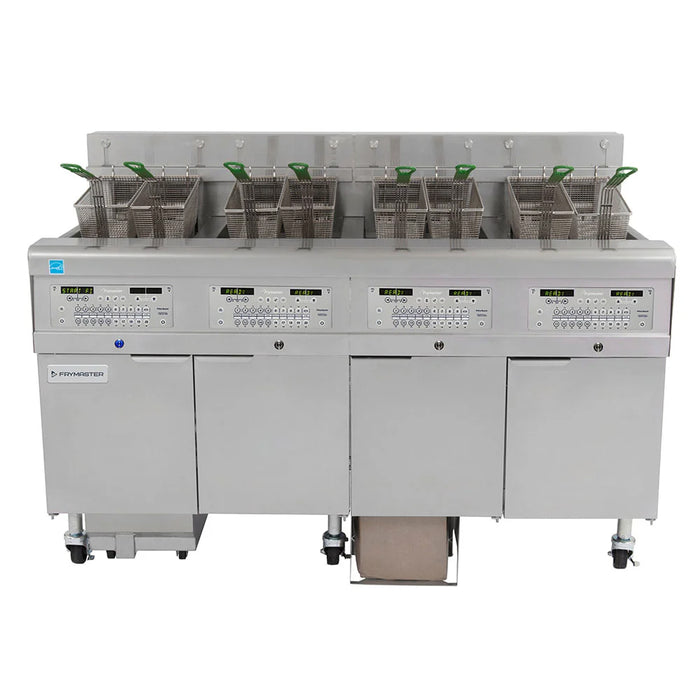 Frymaster 4FQG30U FilterQuick 30 Lbs. Natural Gas Fryer with Auto Filtration - 70,000 BTU
