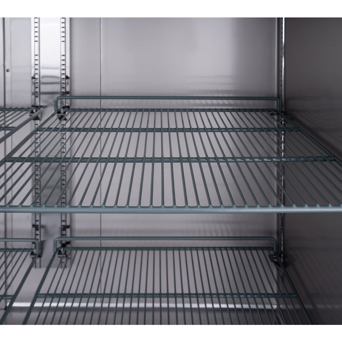 Nella 54" Solid 2-Door Reach-In Refrigerator - 50026