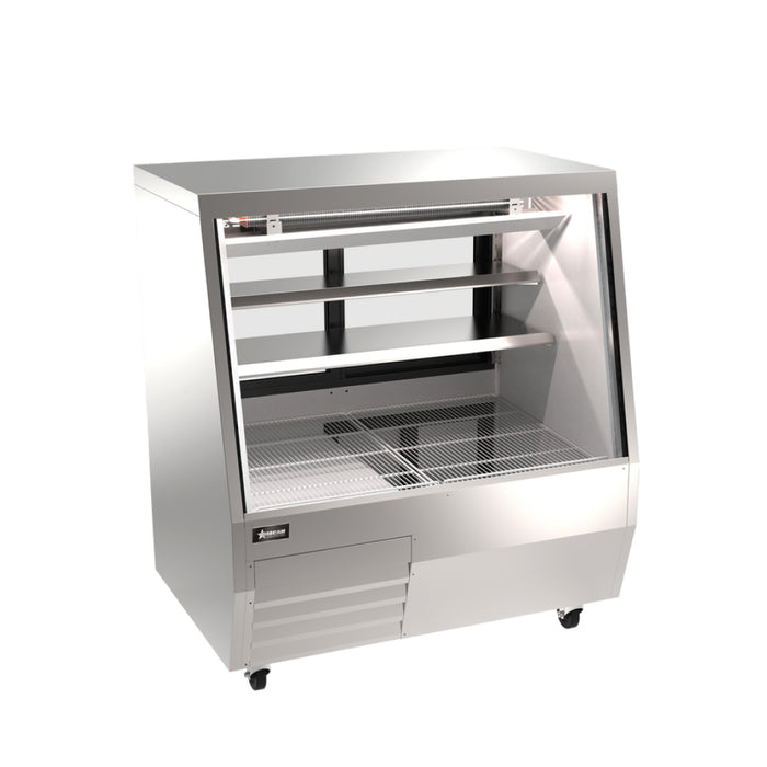 Nella 50" Square Glass Refrigerated Double-Duty Display Case - 50105