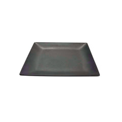 Nella 6" Black Square Porcelain Azia Plate - 24/Case - 50106 BK