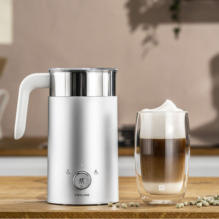 Zwilling Enfinigy 400 ml Silver Milk Frother - 53104-100
