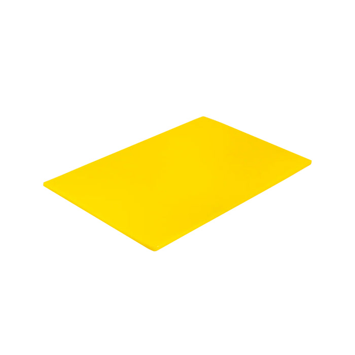 Browne 12" x 18" x 0.5" Medium Density Polyethylene Cutting Board - Yellow - 57361217