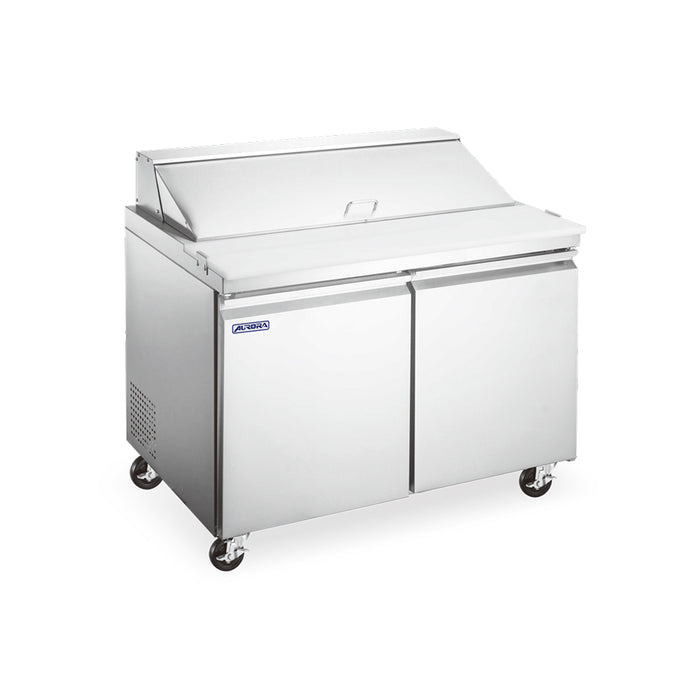 Nella 47" Aurora 2-Door Refrigerated Sandwich/Salad Prep Table