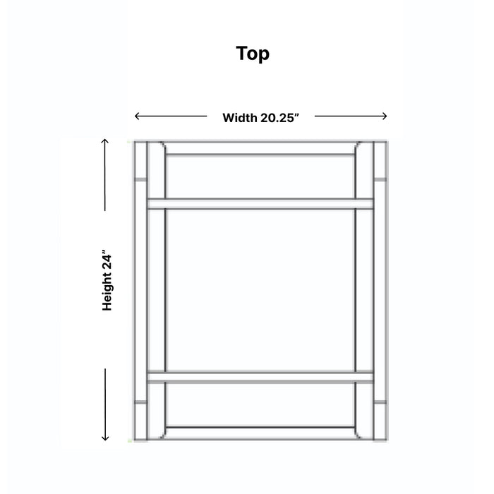 Nella 7-Tier Aluminum End Load Sheet / Bun Pan Rack with Curved Top - 600RIR7KD