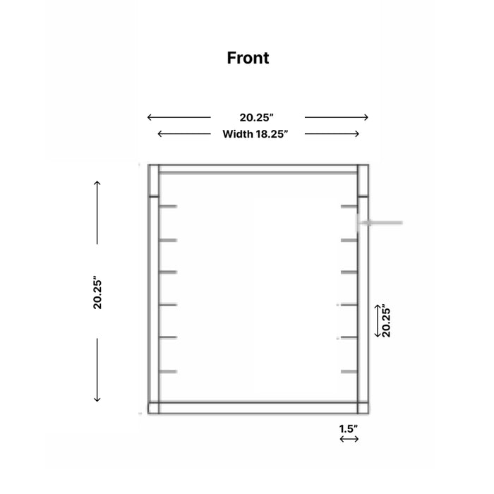 Nella 7-Tier Aluminum End Load Sheet / Bun Pan Rack with Curved Top - 600RIR7KD