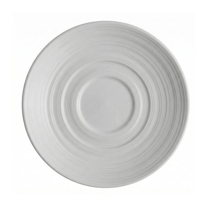Steelite Belisa 6" White Porcelain Round Saucer - 36/Case - 61100ST0141