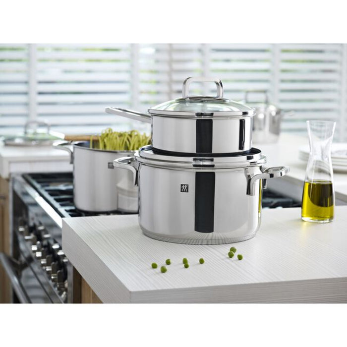 Zwilling Quadro 9-Piece Stainless Steel Cookware Set