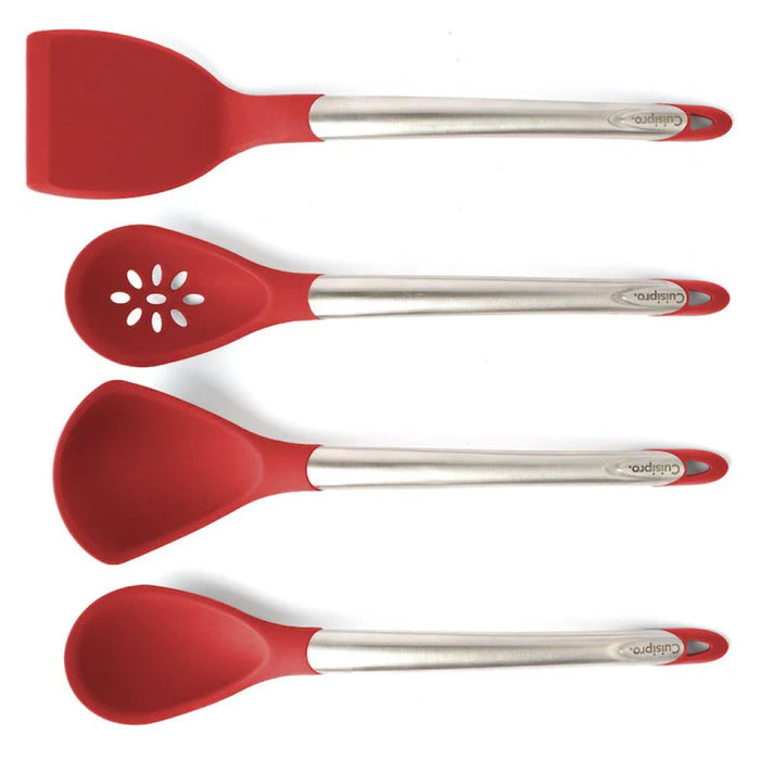 Cuisipro 12" Red Silicone Tool Set - 711250005