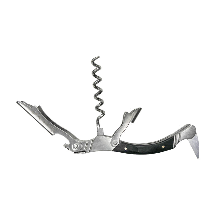 Laguiole By Andre Verdier Black Ebony Wood Hard Steel Corkscrew