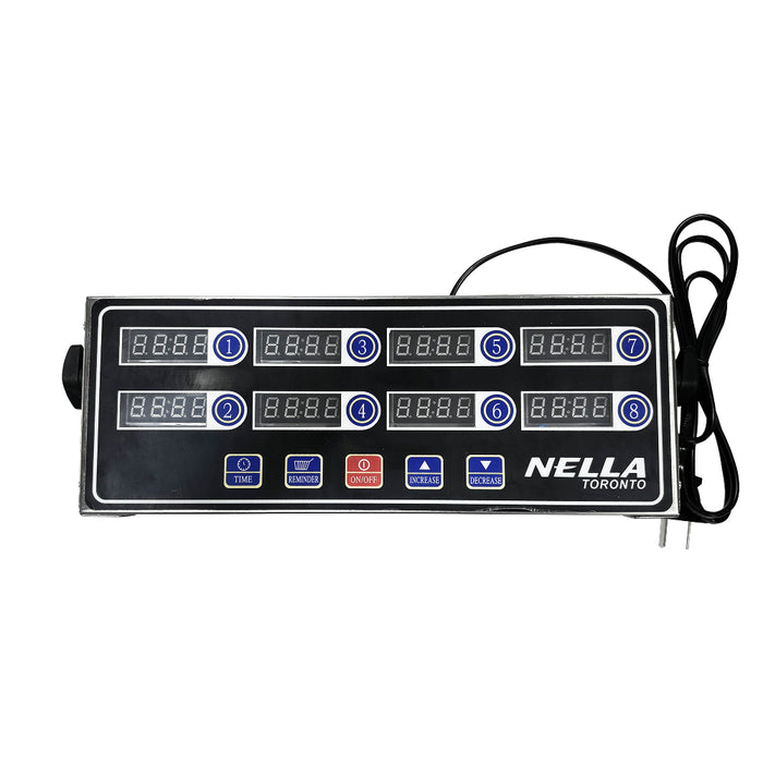 Nella 8-Channel Digital Kitchen Timer