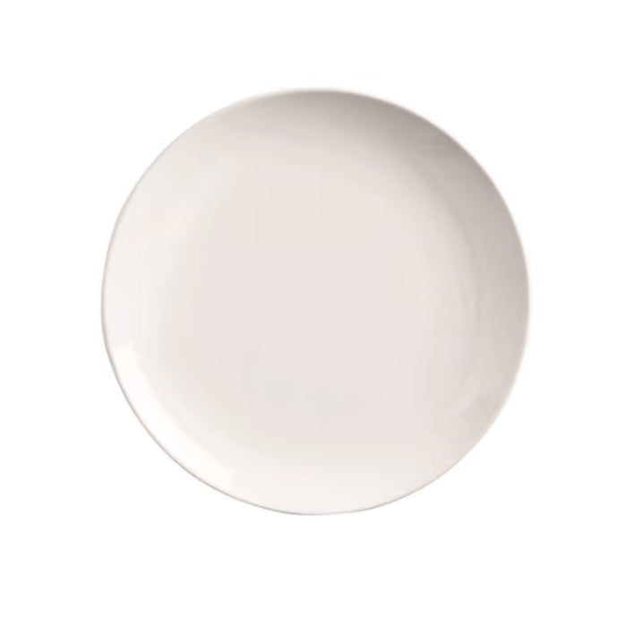 Libbey World Tableware Porcelana 11.25" Round White Porcelain Plate - 840-440C