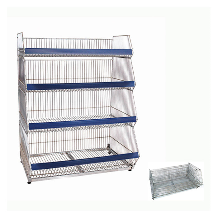 Igloo 4-Shelf Stackable Wire Rack Stand - A-AS02-G