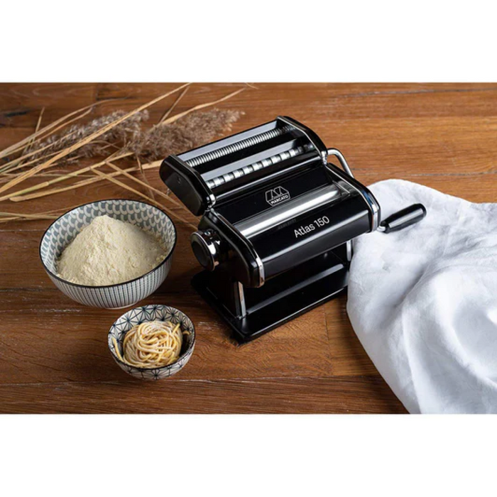 Marcato Atlas 150 Wellness Pasta Machine - Black — Nella Online Marcato Atlas 150 Wellness Pasta Machine - Black — Nella Online