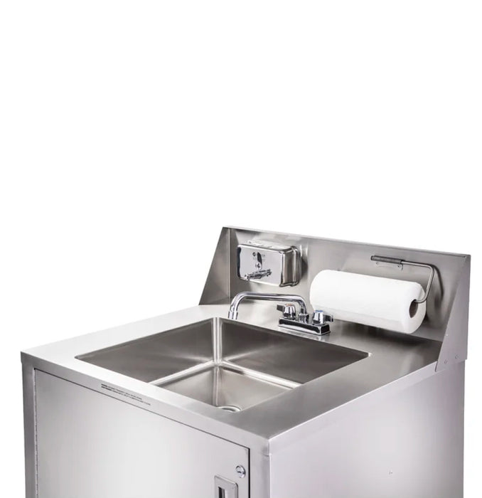 Nella 32" x 29" Single Basin Hot & Cold Portable Sink Handwashing Station - AFE-SB101