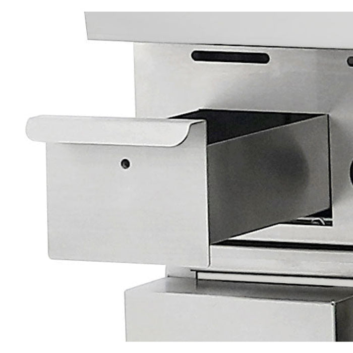 Atosa AGR-2B24GR 36" 2-Burner Range with 24" Right Hand Griddle Top